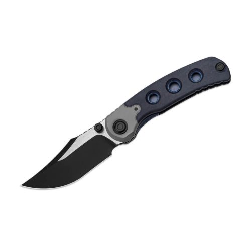 Kizer Pioneer Bowie - Titanium Blue Canyon Richlite