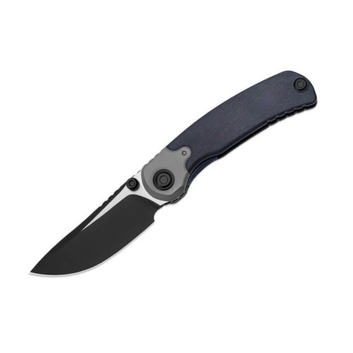 Kizer Pioneer Drop Point - Titanium Blue Canyon Richlite