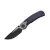 Kizer Pioneer Drop Point - Titanium Blue Canyon Richlite