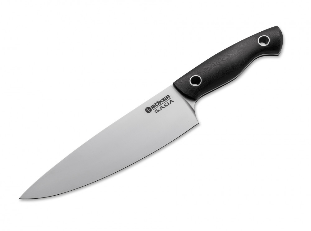 Böker Saga Chef&#039;s Knife G10 Satin