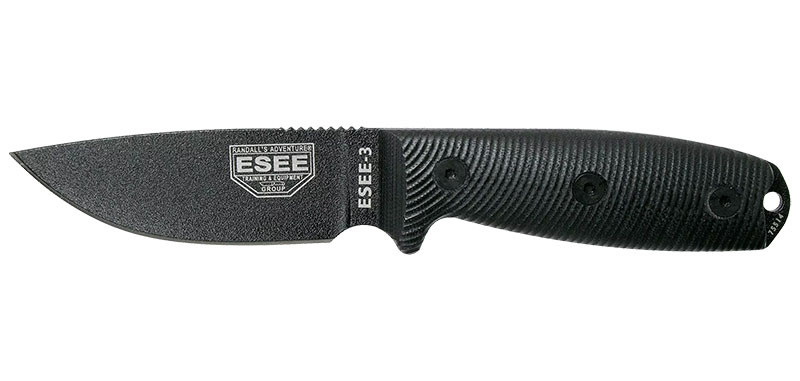 ESEE Model 3 - 3D Handle - Black